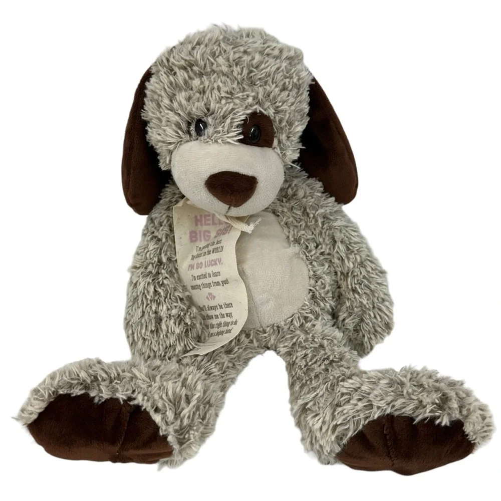 Demdaco Teddy Bear Plush Lift The Spirit Stuffed Animal Toy Hello Big Si… - Picture 1 of 15